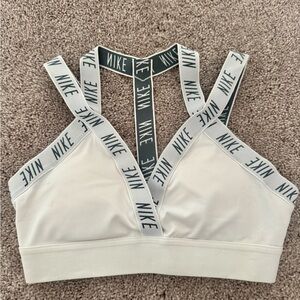 Nike Women's White Sports Bra